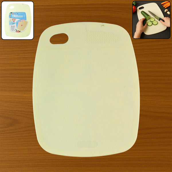 Hygienic Plastic Cutting Board with Grip Edges