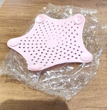 Baby Pink Silicone Star Shaped Sink Filter Bathroom Hair Catcher Drain Strainers for Basin