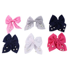 Hair Bow Knot Clip Suitable For Girls (12 Pc  Multicolour  Mix Design) Hair Accessories