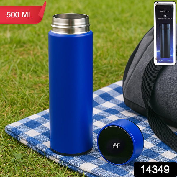 Blue Vacuum Insulated Water Bottle (1 Pc  500ml)