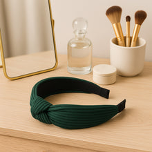 Womens Ribbed Texture Knot Design Hairband (1 Pc  Mix Design)
