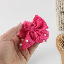 Hair Bow Knot Clip Suitable For Girls (12 Pc  Multicolour  Mix Design) Hair Accessories