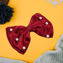 Hair Bow Knot Clip Suitable For Girls (1 Pc  Multicolour)